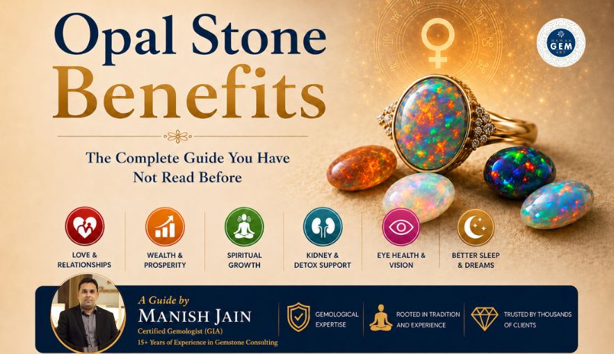 Opal Stone Benefits | By Gemologist Manish Jain