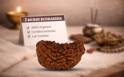 1 Mukhi Rudraksha (Ek Mukhi - 1 Mukhi Rudraksha)