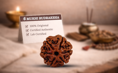 6 Mukhi Rudraksha (Six Mukhi - 6 मुखी रुद्राक्ष)