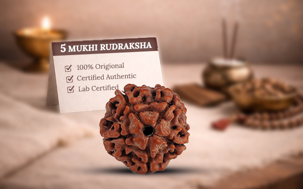 5 Mukhi Rudraksha (Panchmukhi - 5 मुखी रुद्राक्ष)