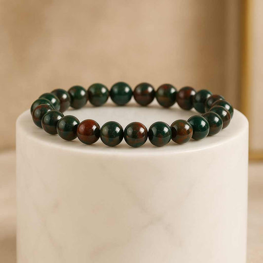Black Blood Stone Bracelet