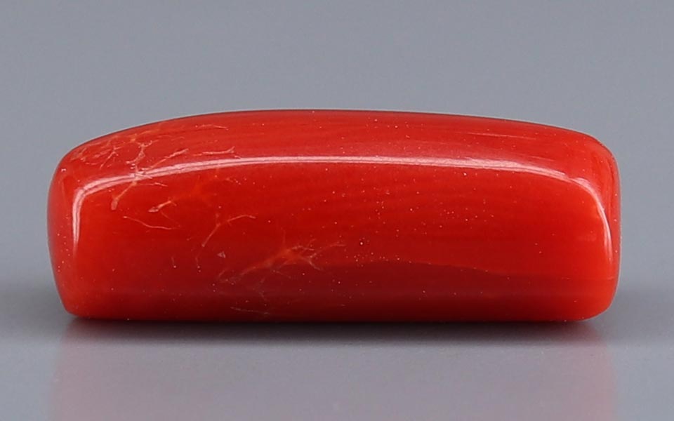 Red Coral (Moonga) Gemstone - 5.80 Carats