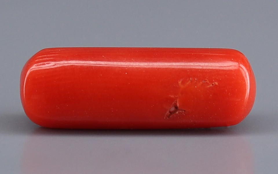 Red Coral (Moonga) Gemstone - 5.06 Carats