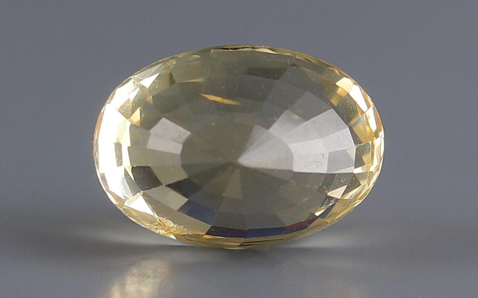 Yellow Sapphire (Pukhraj) Gemstone - 6.16 Carats