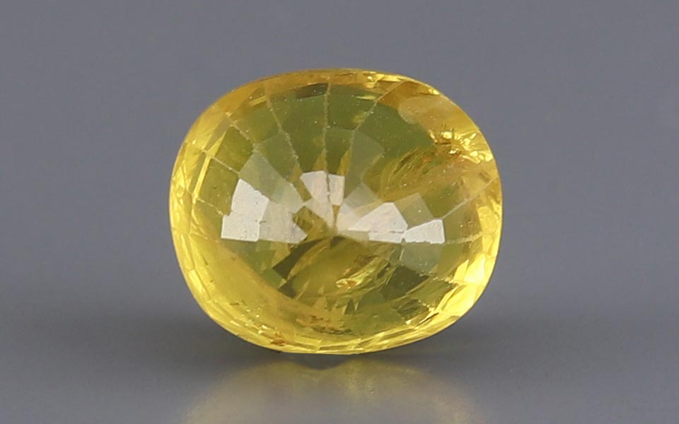 Yellow Sapphire (Pukhraj) Gemstone - 6.1 Carats