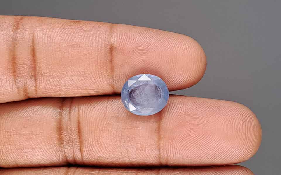 Blue Sapphire (Neelam) Gemstone - 6.02 Carats