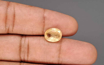 Yellow Sapphire (Pukhraj) Gemstone - 5.16 Carats