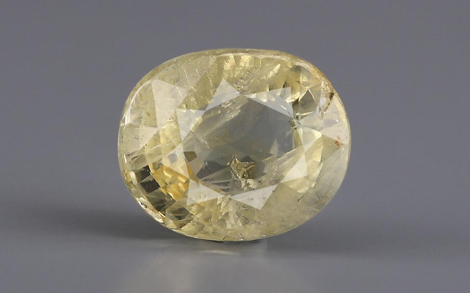 Yellow Sapphire (Pukhraj) Gemstone - 6.85 Carats