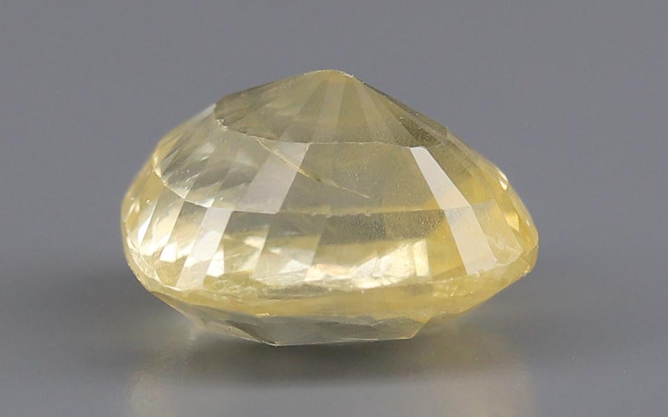 Yellow Sapphire (Pukhraj) Gemstone - 5.07 Carats