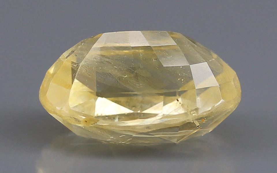 Yellow Sapphire (Pukhraj) Gemstone - 5.91 Carats
