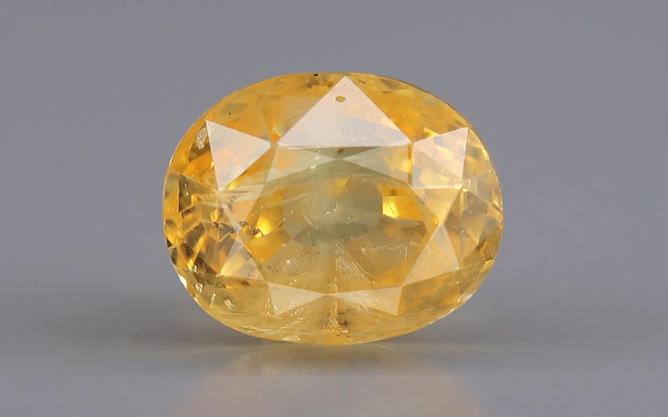 Yellow Sapphire (Pukhraj) Gemstone - 5.66 Carats
