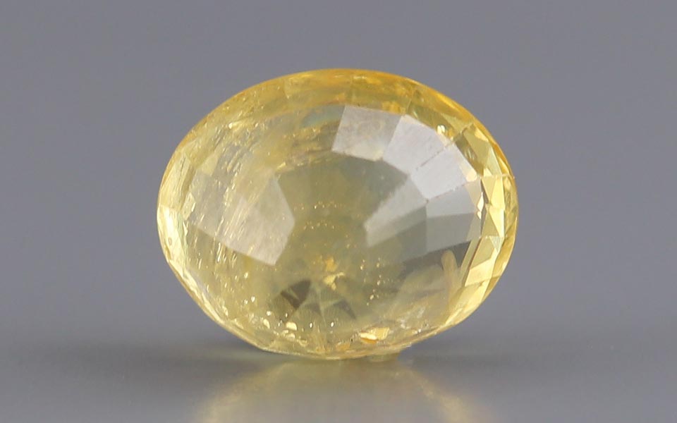 Yellow Sapphire (Pukhraj) Gemstone - 5.81 Carats