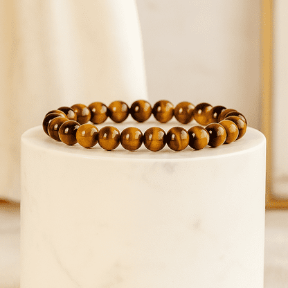 Tiger Eye Original Faceted Beads Bracelet