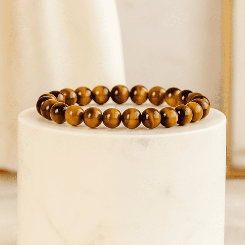 Tiger Eye Original Faceted Beads Bracelet