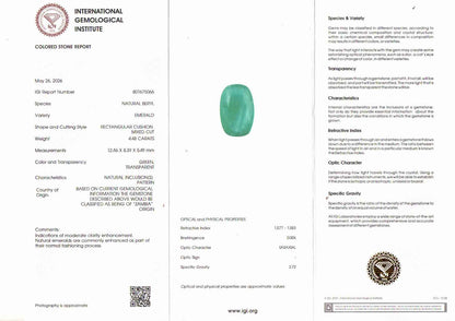 Emerald (Panna) Gemstone - 4.48 Carats