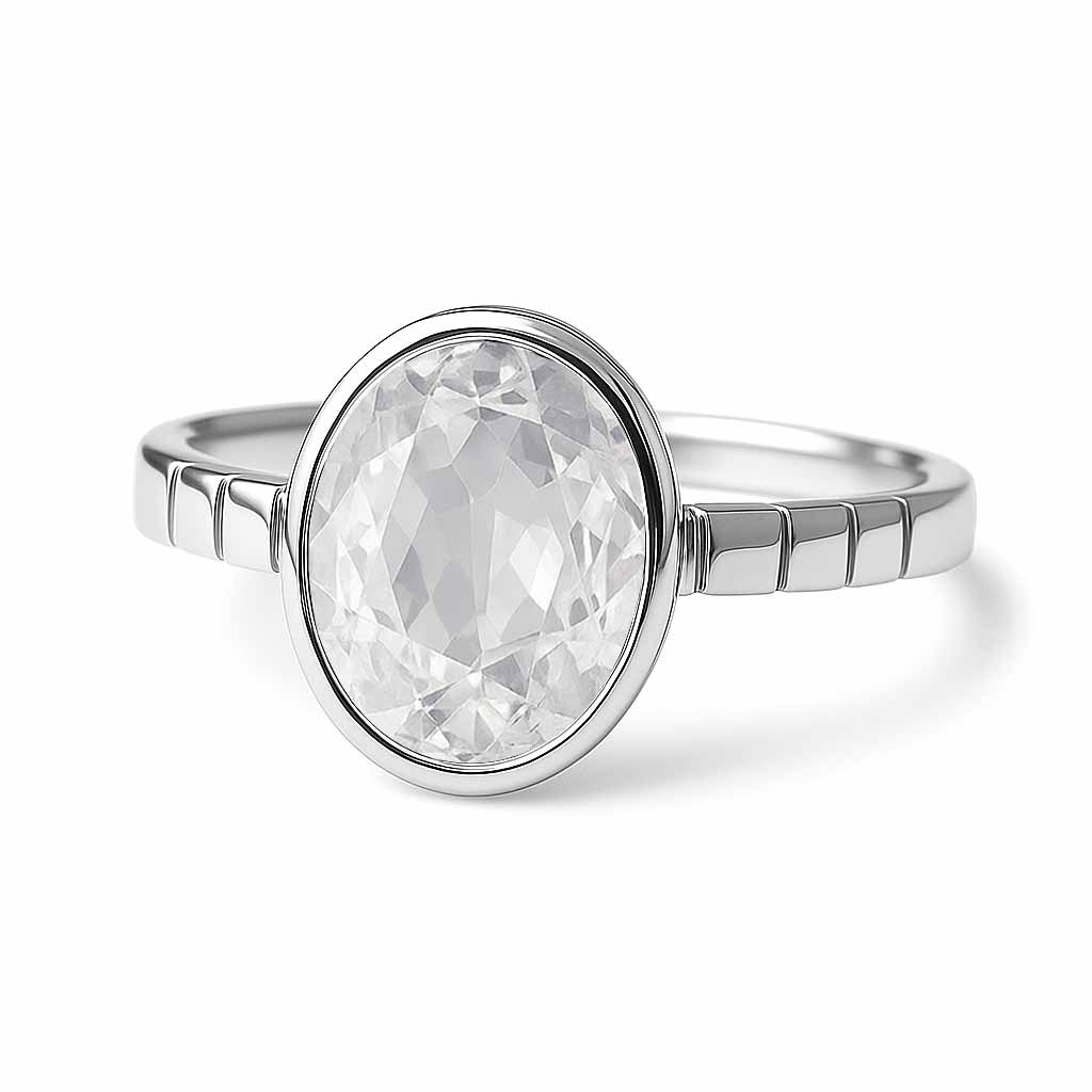 Grand Heritage 925 Sterling Silver Zircon Stone Ring for Women