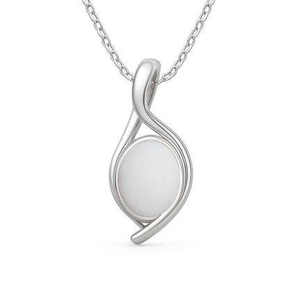 Premium Royal Sterling Silver Opal Pendant