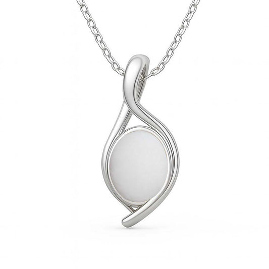 Premium Royal Sterling Silver Opal Pendant