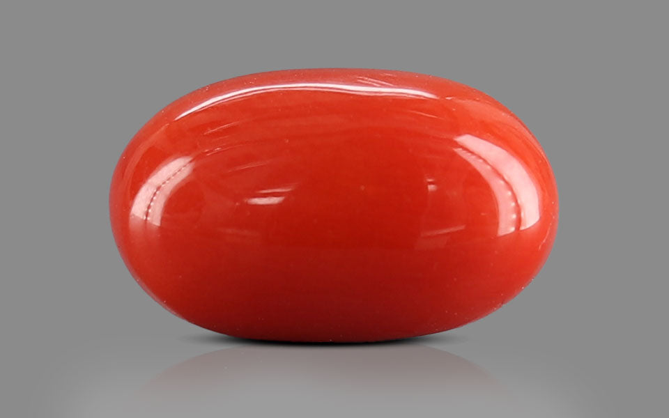 Red Coral (Moonga) Gemstone - 5.41 Carats