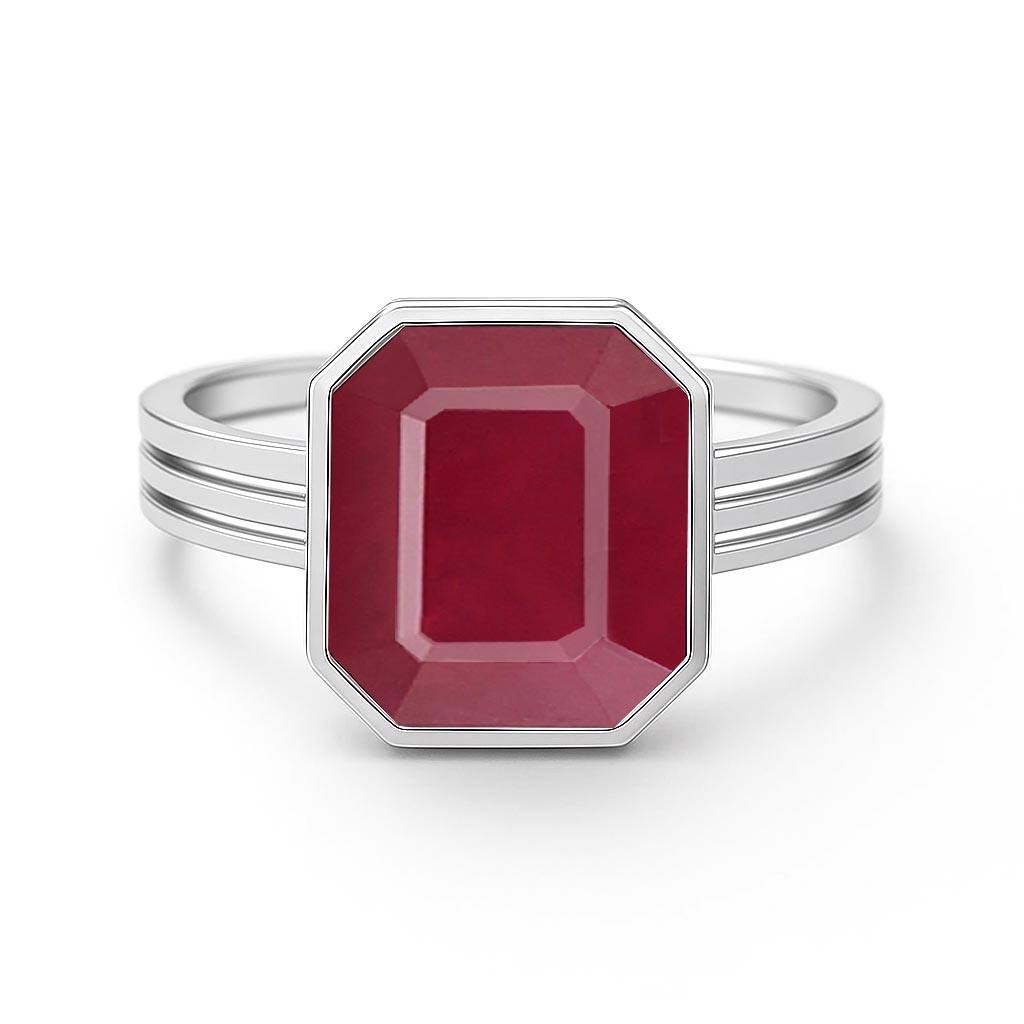 Vintage 925 Sterling Silver Women’s Ruby Ring