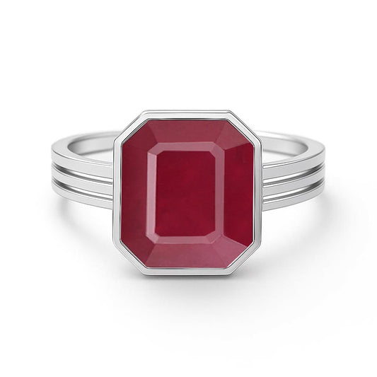 Vintage 925 Sterling Silver Women’s Ruby Ring