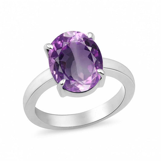 Original Amethyst Ring for Women In Sterling Silver