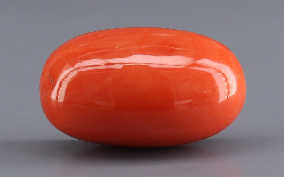 Red Coral (Moonga) Gemstone - 26.38 Carats