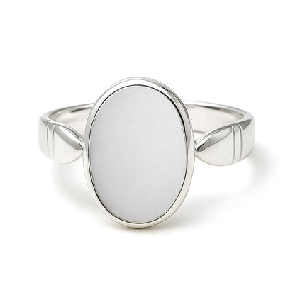 Luxury Heritage 925 Sterling Silver Opal Ring for Women