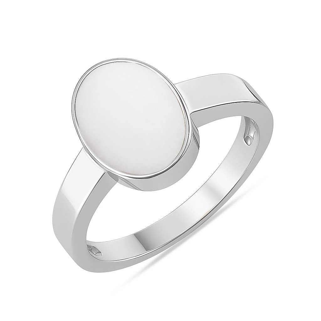 Vintage Sterling Silver Opal Ring for Men