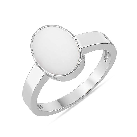 Vintage Sterling Silver Opal Ring for Men
