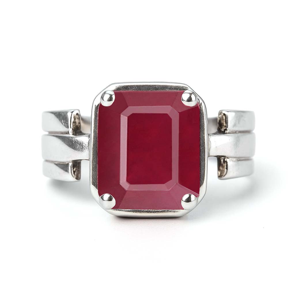 Premium Royal 925 Sterling Silver Ruby Ring for Women
