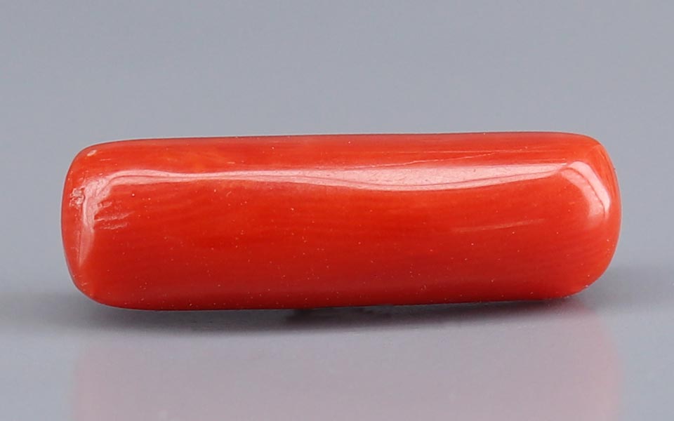 Red Coral (Moonga) Gemstone - 6.05 Carats