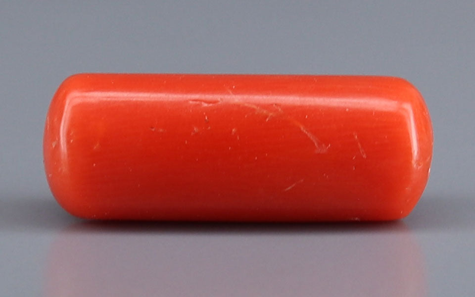 Red Coral (Moonga) Gemstone - 6.72 Carats