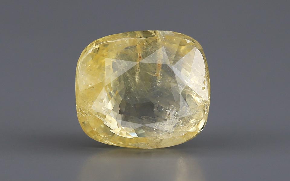 Yellow Sapphire (Pukhraj) Gemstone - 7.61 Carats