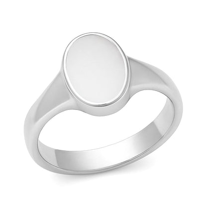 Premium Sterling Silver Natural Opal Ring for Him
