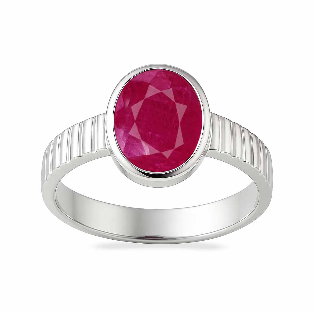 Royal Elite 925 Sterling Silver Women’s Ruby Ring