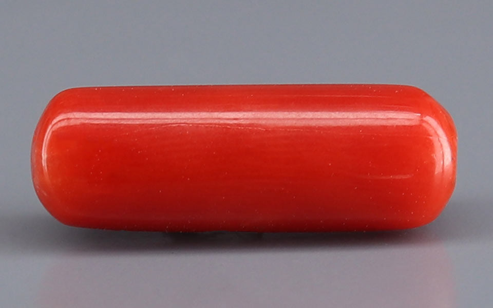 Red Coral (Moonga) Gemstone - 5.06 Carats
