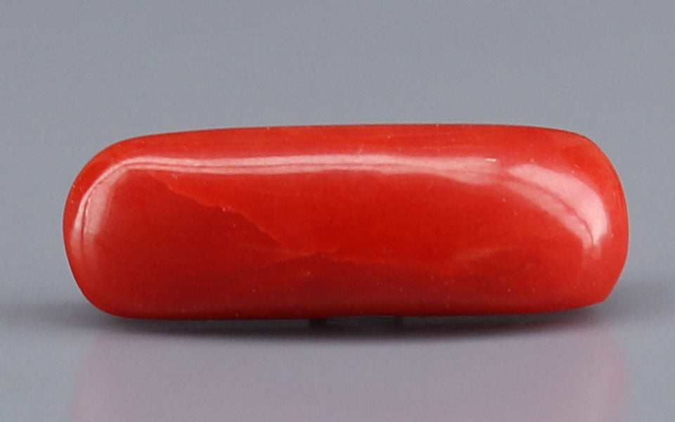 Red Coral (Moonga) Gemstone - 5.48 Carats