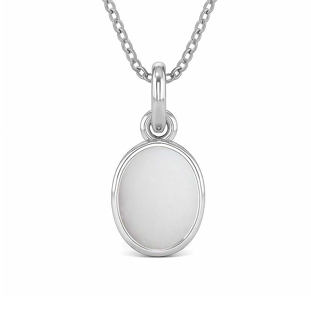 Bold & Stylish Sterling Silver Opal Pendant