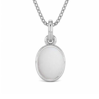 Bold & Stylish Sterling Silver Opal Pendant