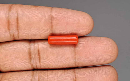Red Coral (Moonga) Gemstone - 4.14 Carats