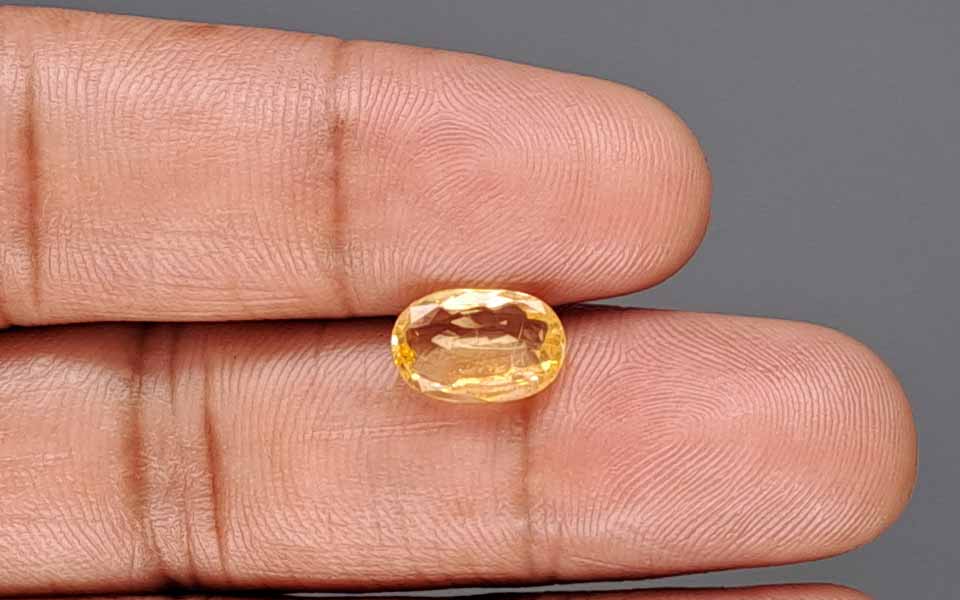 Yellow Sapphire (Pukhraj) Gemstone - 3.13 Carats
