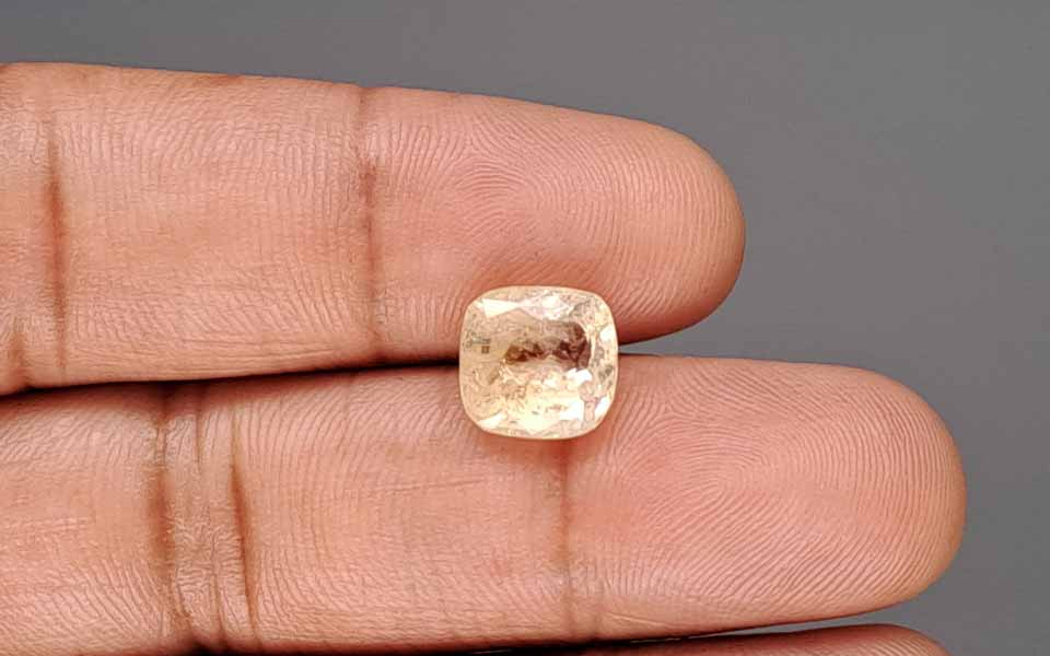 Yellow Sapphire (Pukhraj) Gemstone - 5.37 Carats