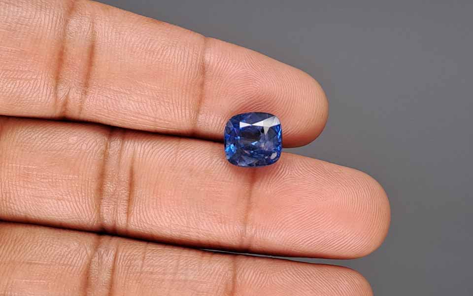 Blue Sapphire (Neelam) Gemstone - 6.08 Carats