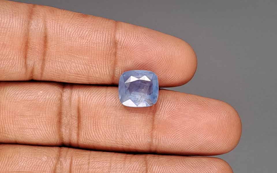 Blue Sapphire (Neelam) Gemstone - 6.89 Carats