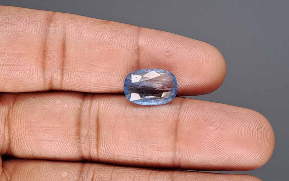 Blue Sapphire (Neelam) Gemstone - 6.65 Carats