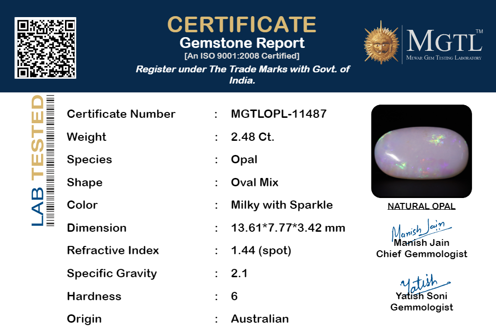 Opal - 2.48 Carats