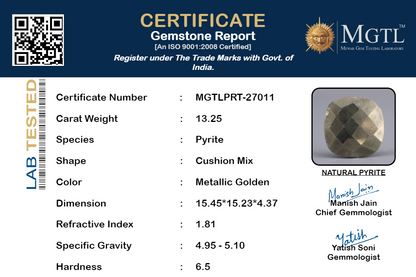 Natural Pyrite - 13.25 Carats