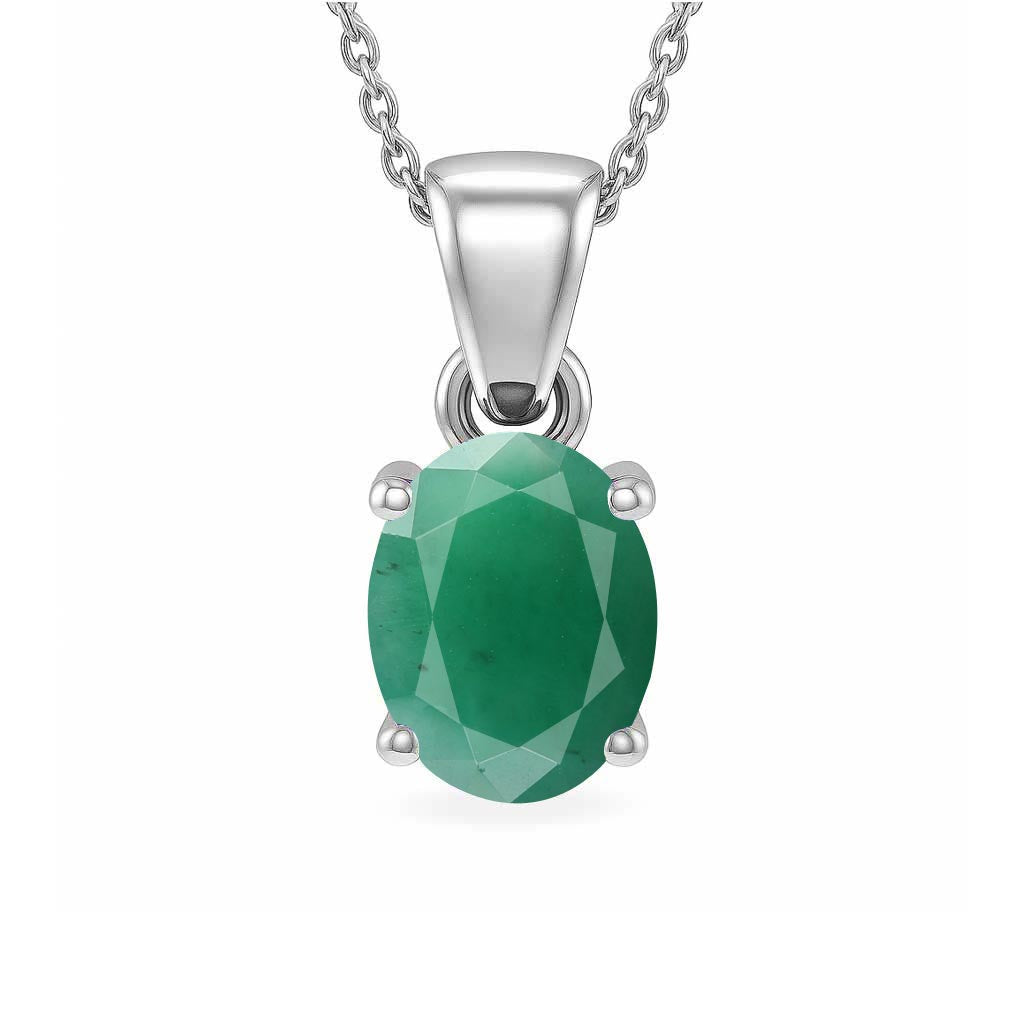 Premium Handcrafted Emerald Stone Pendant