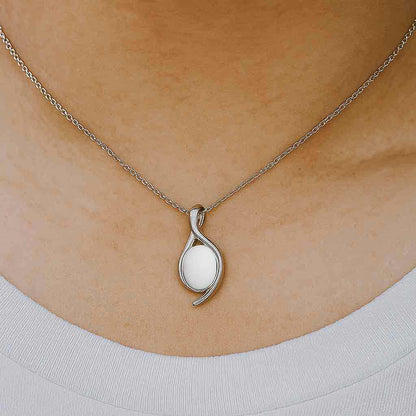 Premium Royal Sterling Silver Opal Pendant